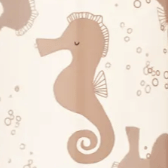 Seahorse/Apple Blossom