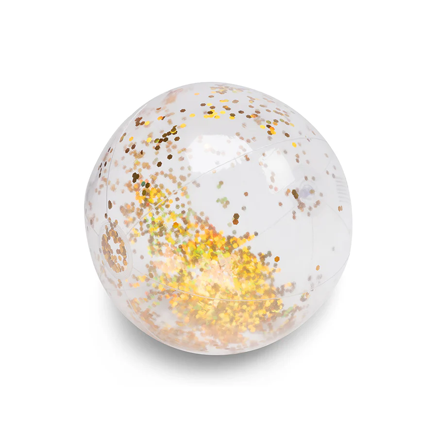 Swim Essentials rannapall ⌀51 cm<span> - </span>Glitter | Gold