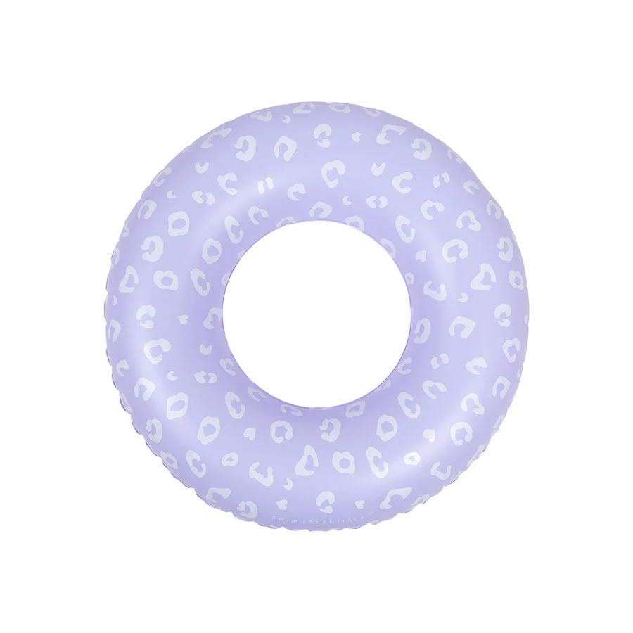Swim Essentials ujumisrõngas ⌀90 cm<span> - </span>Leopard | Lilac