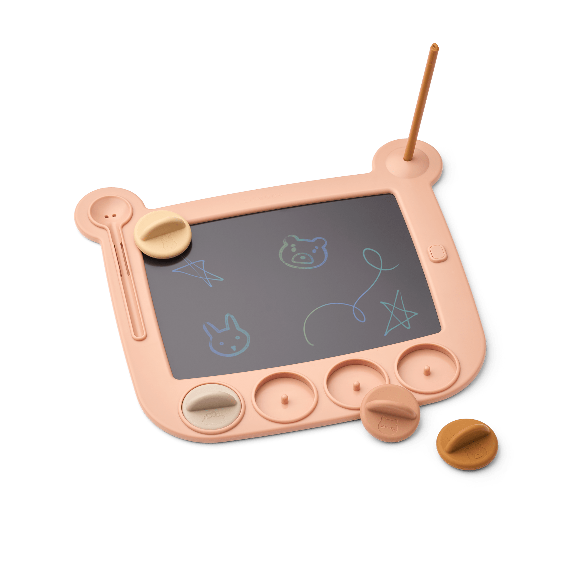 Liewood maagiline templitega LCD joonistustahvel 10" VENZORA<span> - </span>Pale Tuscany multi mix2