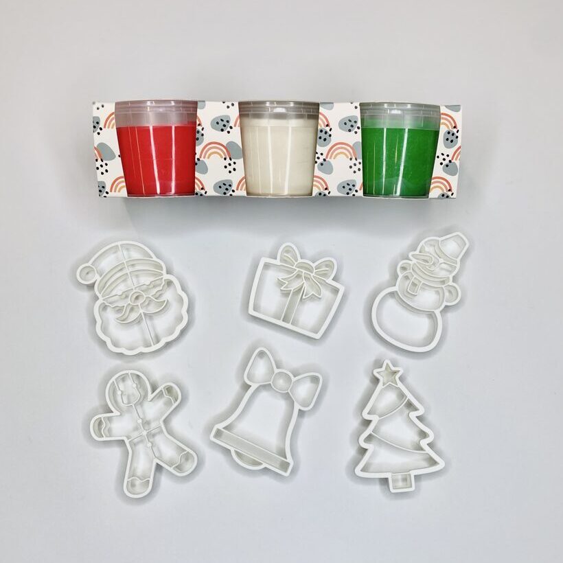 MĪCI naturaalsete voolimismasside komplekt CHRISTMAS