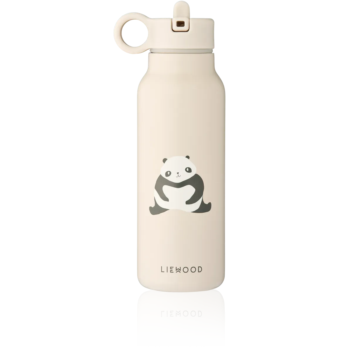 Liewood roostevabast terasest joogipudel/termospudel FALK 350 ml<span> - </span>Panda/Sandy