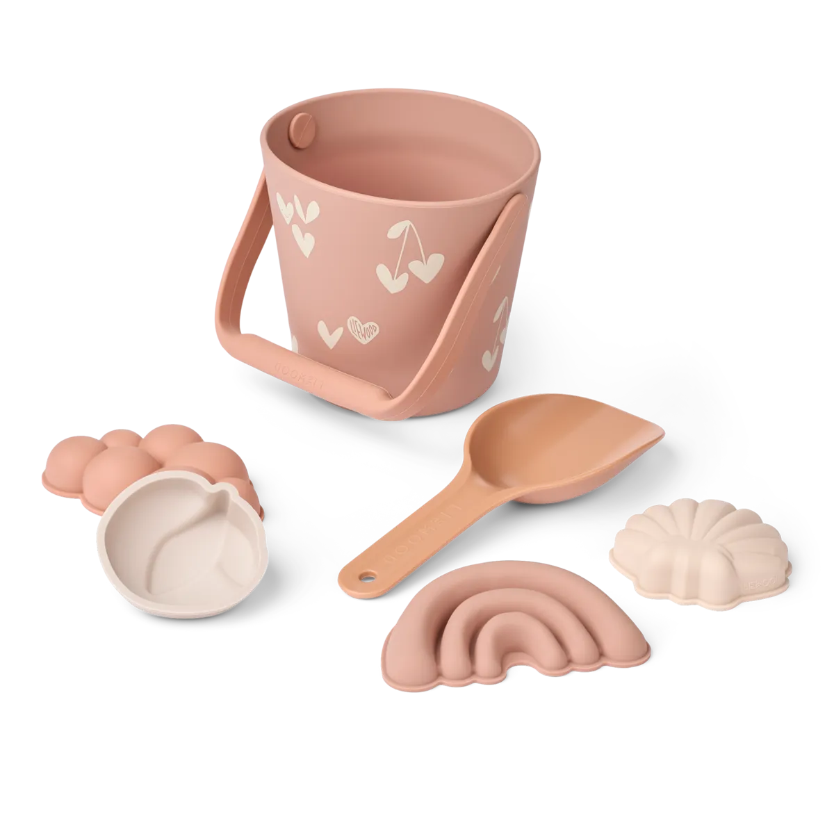 Liewood silikoonist rannakomplekt GILMA<span> - </span>Sweethearts/Pale Tuscany