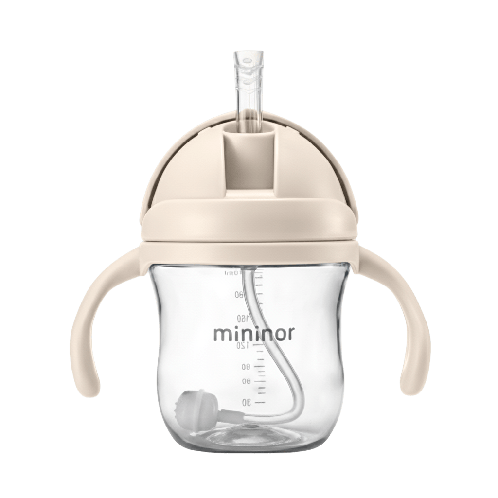 Mininor lekkekindel joogipudel raskusega kõrrega 220 ml<span> - </span>Cloudy Morning