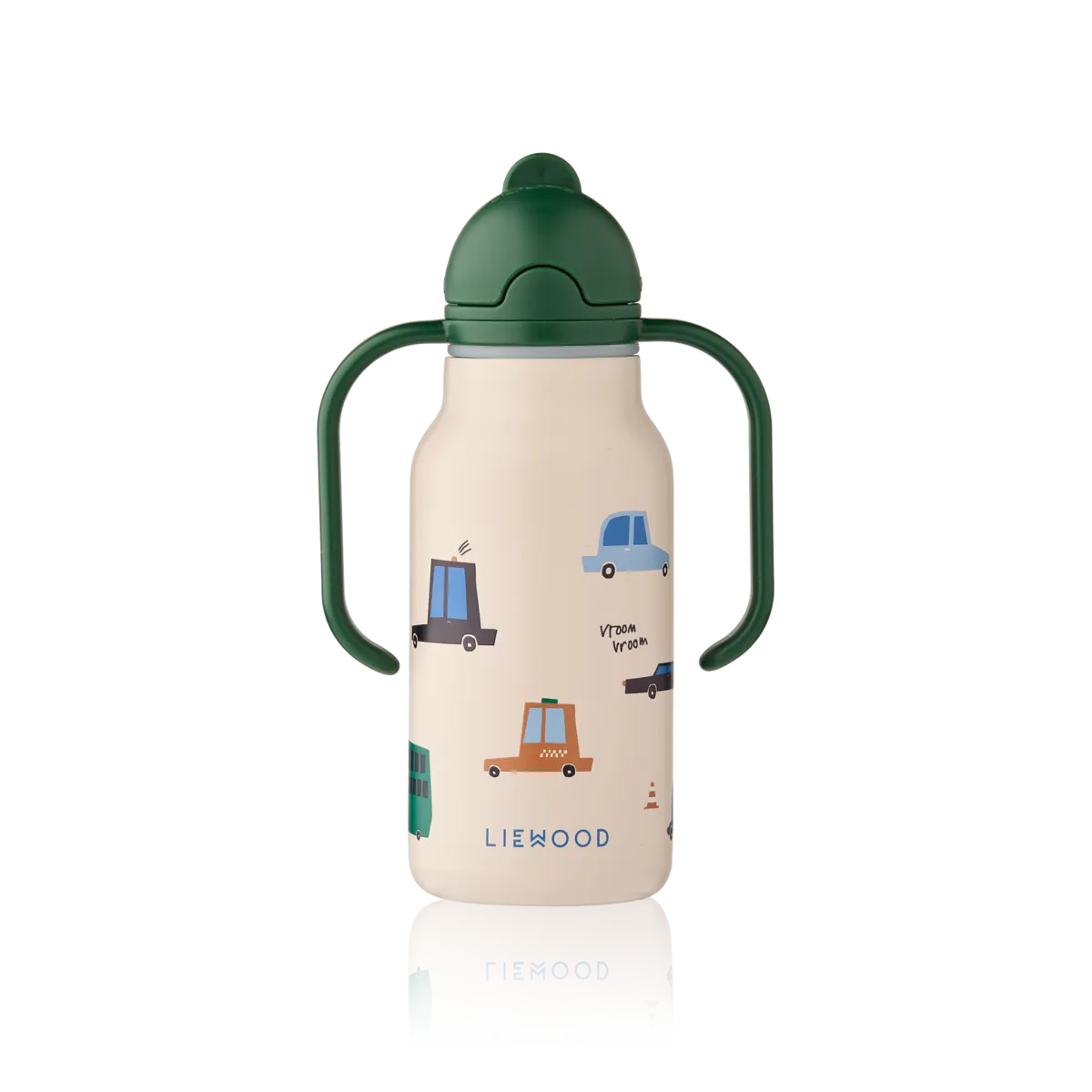Liewood sangadega väikelaste joogipudel/termospudel KIMMIE 250 ml<span> - </span>Cars/Sandy