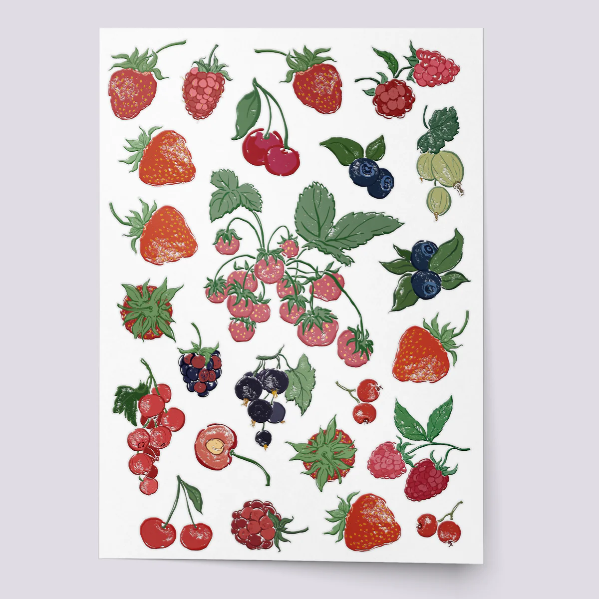 Ducky Street ajutised tattood - Berries